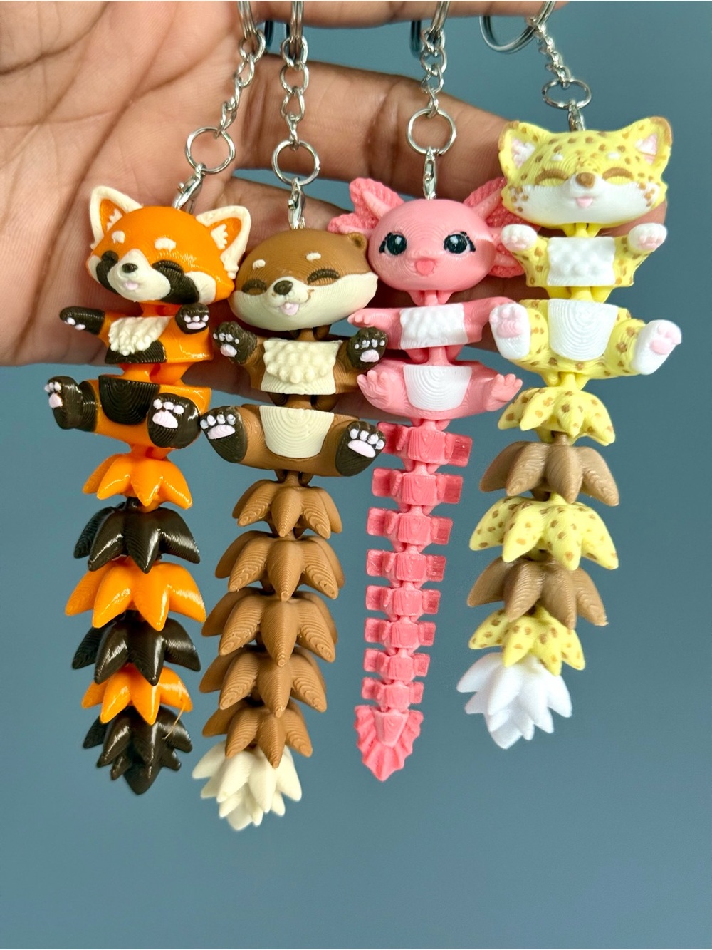 3D Wiggle Animal Keychain (1 piece) - Picture 3 of 5